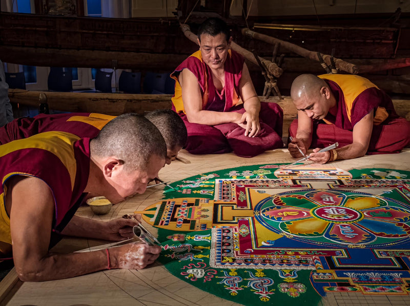Tibetan Sand Mandalas: How They Are Made and Dismantled