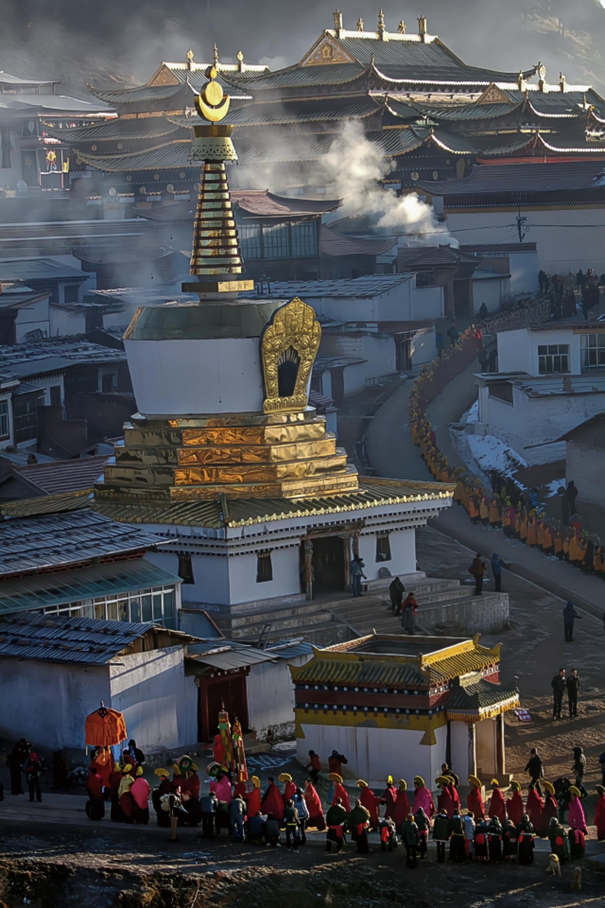 Tibetan Monks: Monastery Life, Study and Practice