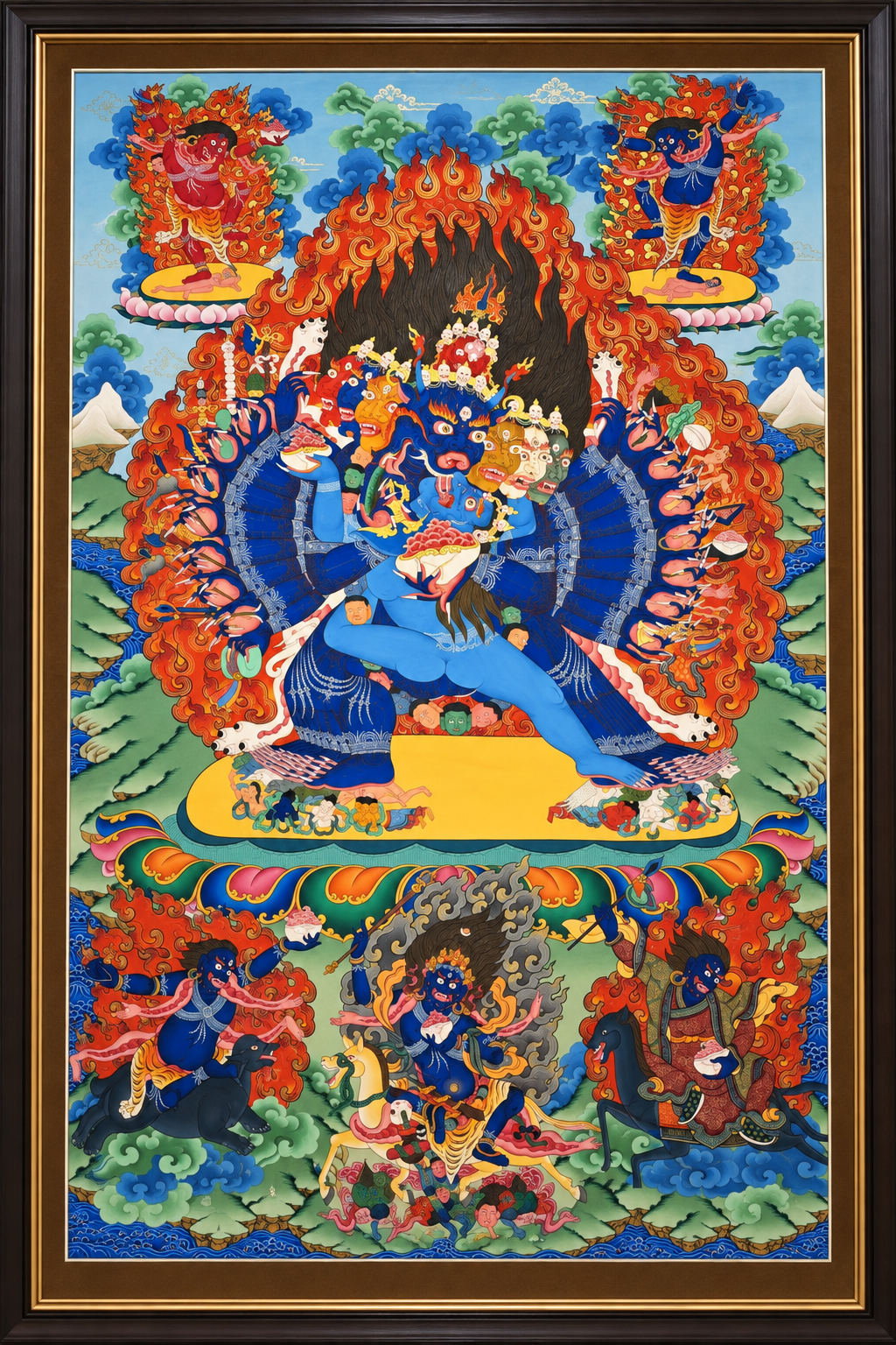 The Story of Vajrabhairava: The Wrathful Wisdom That Conquers Death