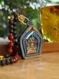 Jowo Rinpoche Gawu Pendant Handcrafted Tibetan Buddhist Art Jewelry