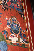 Surrounding deity figure on the right side of the Mahakala painting