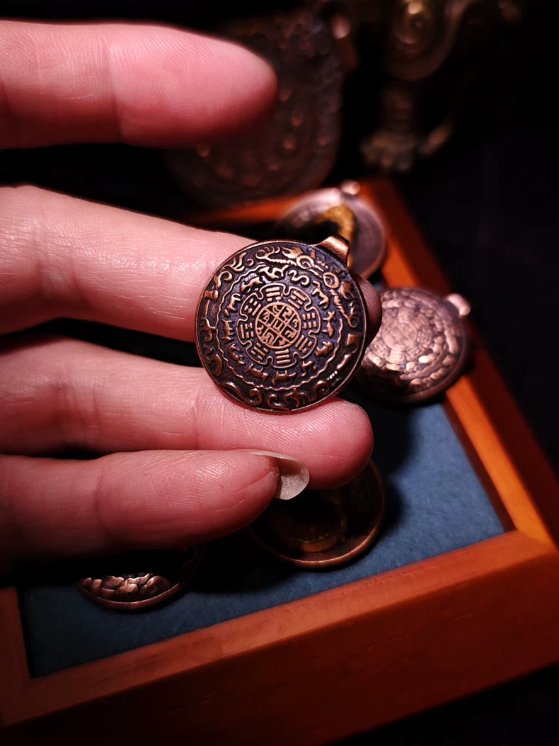 Jowo Rinpoche Mini Tsa Tsa — Copper Sacred Pendant