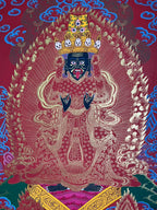 面容與寶冠 — 扎基拉姆唐卡