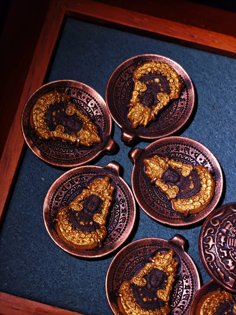 Jowo Rinpoche Mini Tsa Tsa — Copper Sacred Pendant