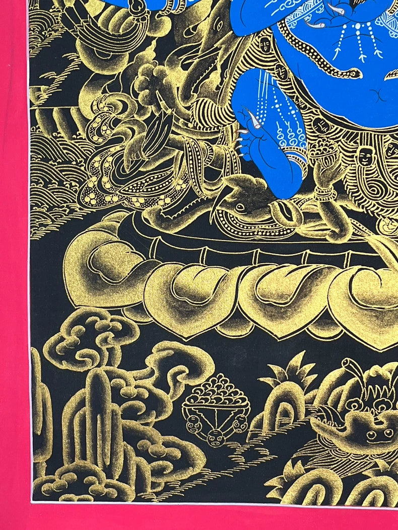 Mahakala Thangka — Hand-Painted Himalayan Buddhist Art
