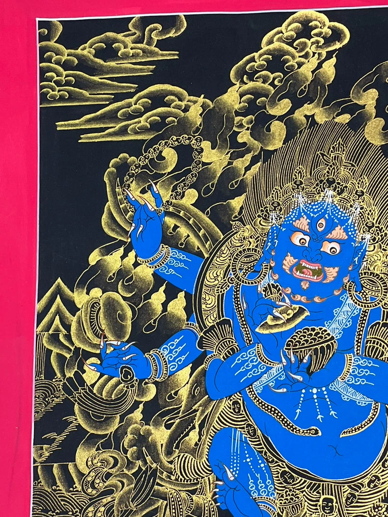 Mahakala Thangka — Hand-Painted Himalayan Buddhist Art