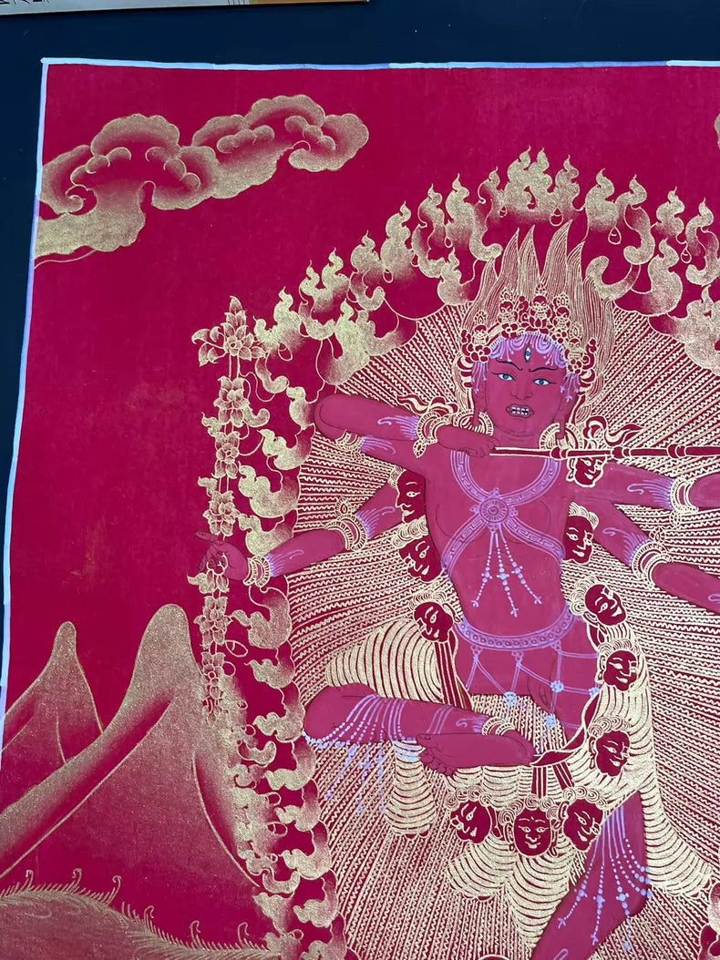Kurukulla Thangka | Hand-Painted Buddhist Art