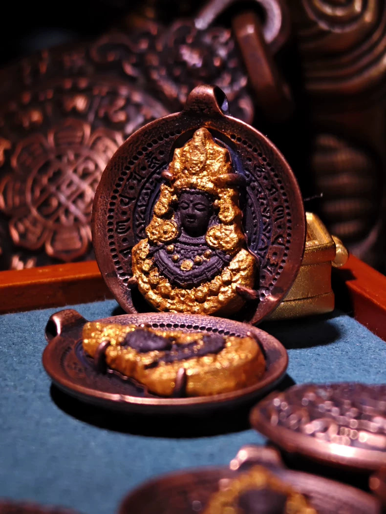 Jowo Rinpoche Mini Tsa Tsa — Copper Sacred Pendant