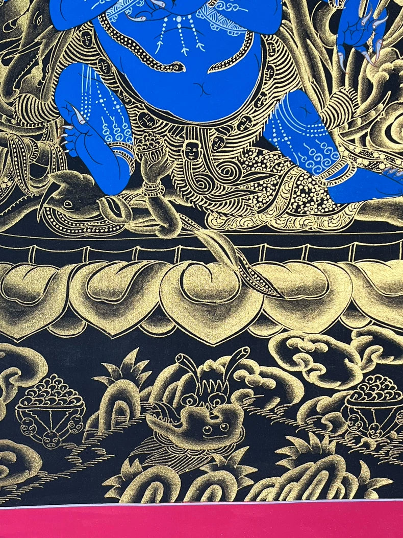 Mahakala Thangka — Hand-Painted Himalayan Buddhist Art