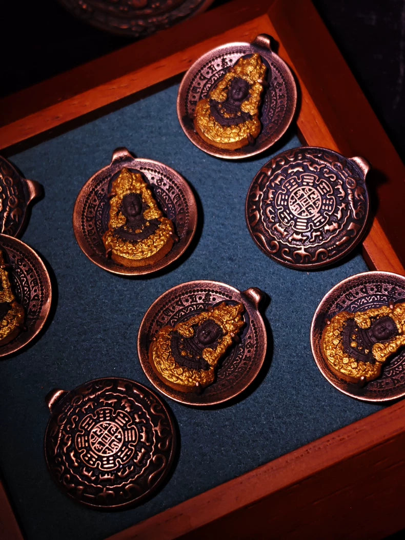 Jowo Rinpoche Mini Tsa Tsa — Copper Sacred Pendant