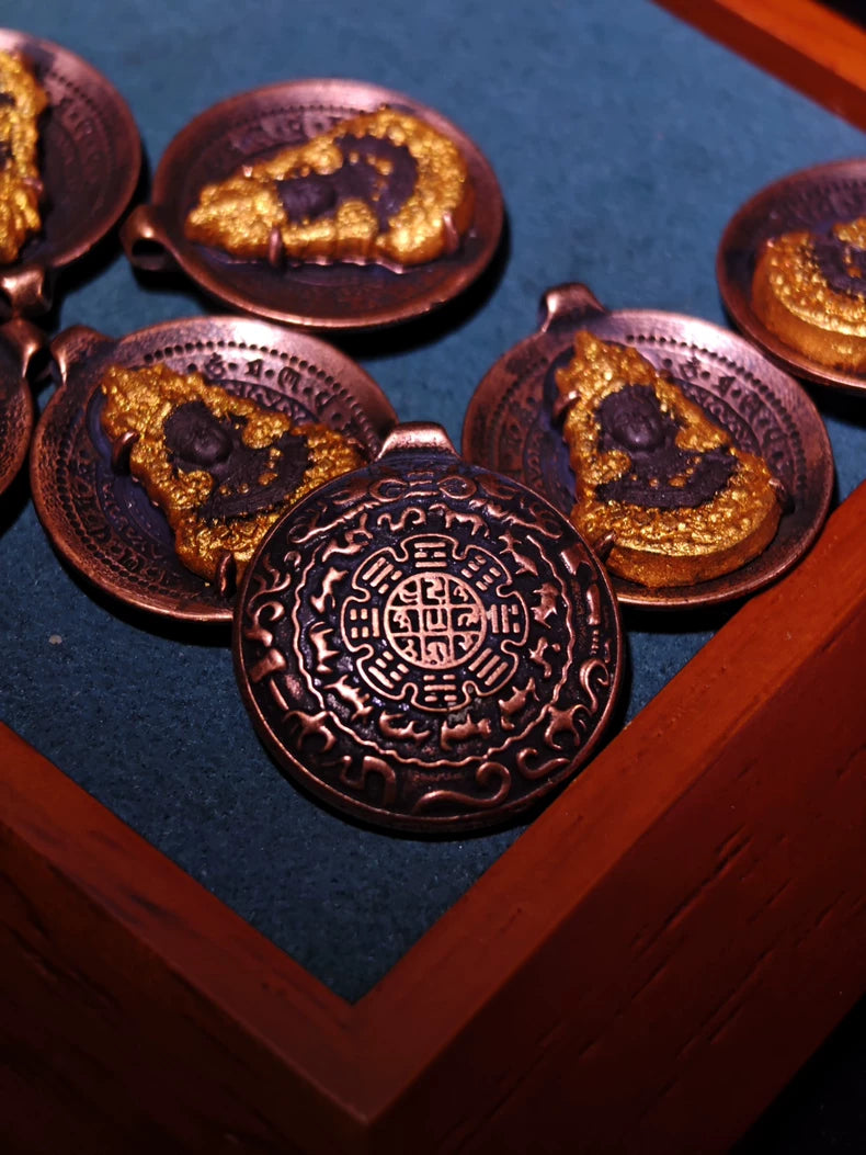 Jowo Rinpoche Mini Tsa Tsa — Copper Sacred Pendant