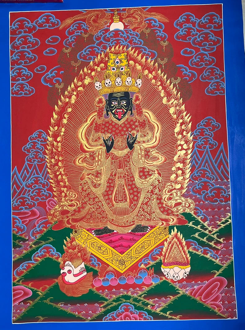 扎基拉姆唐卡｜手繪喜馬拉雅佛教藝術