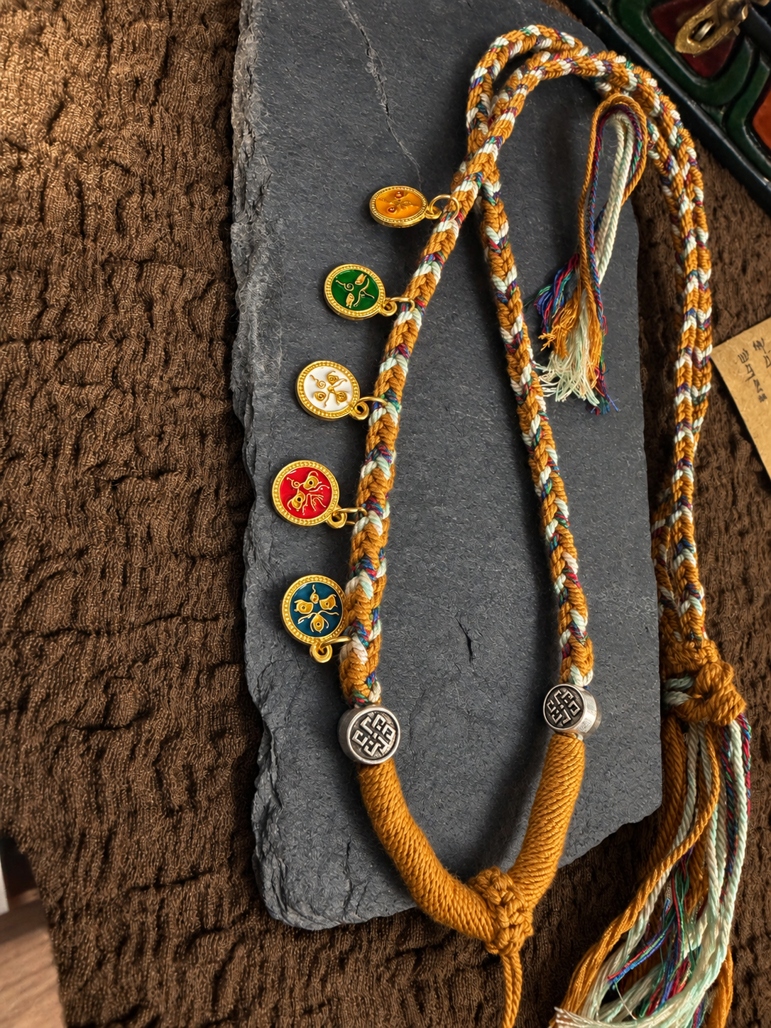 Five Jambhala Handwoven Cord