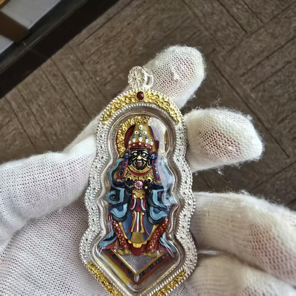 Zaki Lhamo Sacred Figure | Tibetan Buddhist Wealth Protector Sculpture