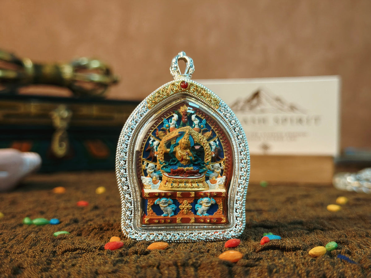 Manjushri Tsa Tsa Gau Pendant