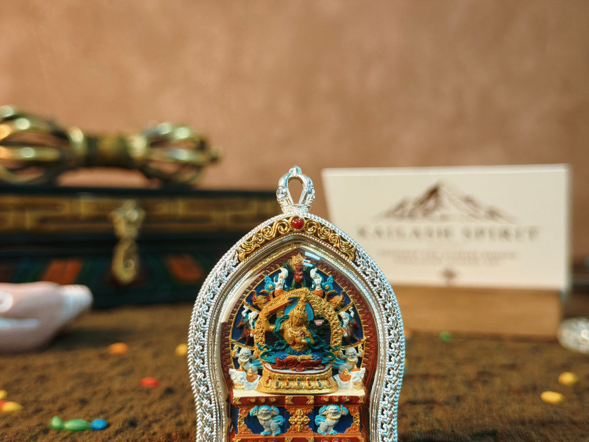Manjushri Tsa Tsa Gau Pendant