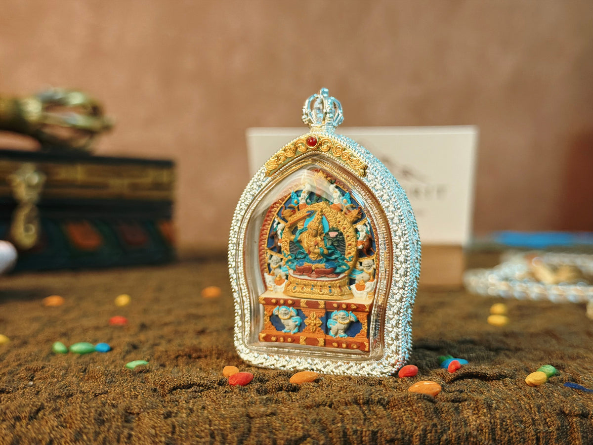 Manjushri Tsa Tsa Gau Pendant