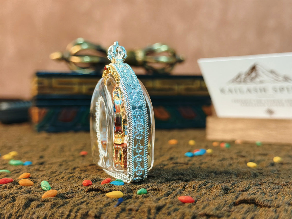 Medicine Buddha Tsa Tsa Gau Pendant