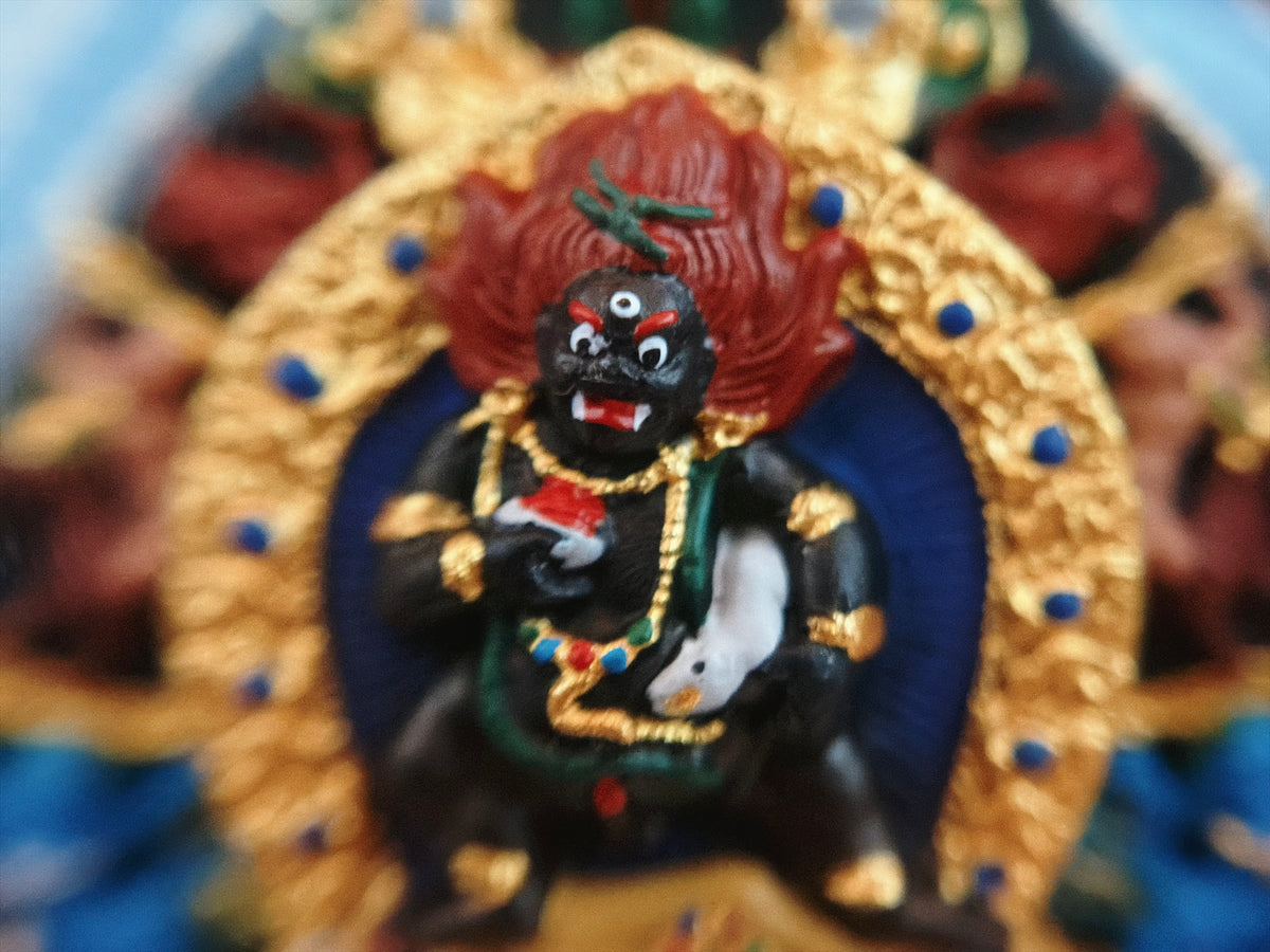 Black Jambhala Tsa Tsa Gau Pendant