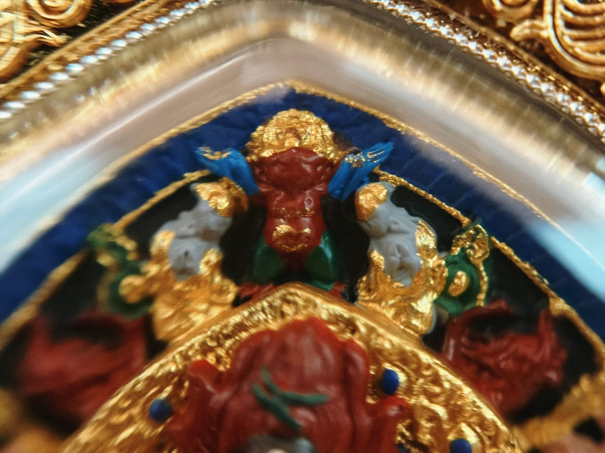 Black Jambhala Tsa Tsa Gau Pendant