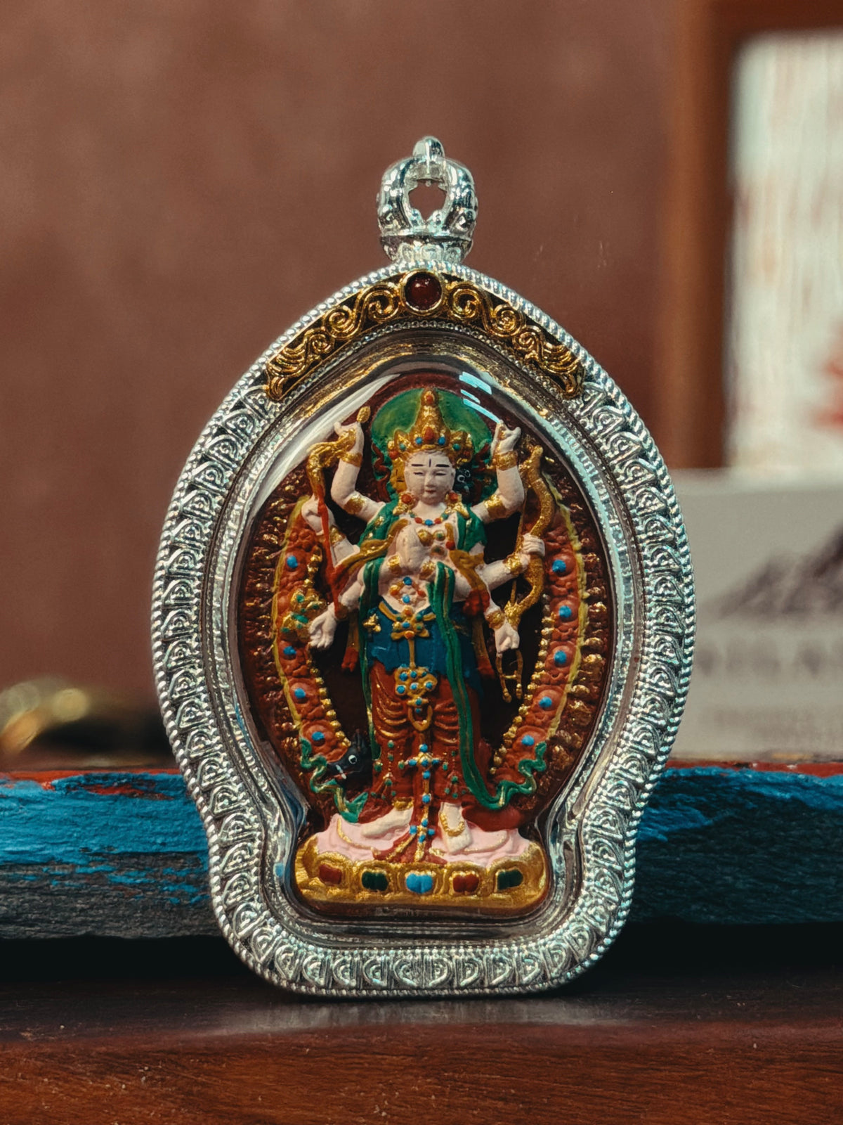 Marici Tsa Tsa Ghau Pendant | Tibetan Buddhist Protector